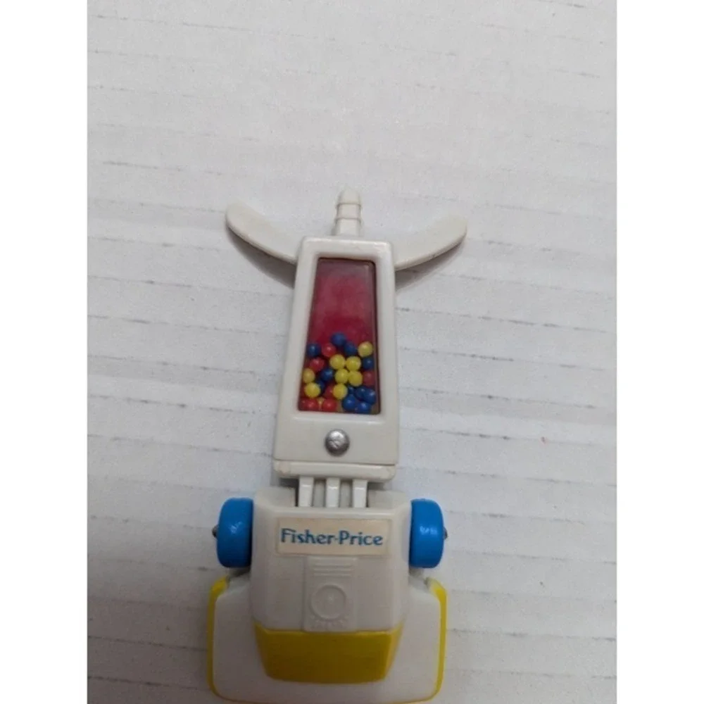 Fisher‎ Price Dollhouse Loving Family bubble vaccum push vintage 3 inch